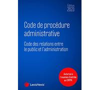 code de procedure administrative 2023