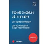 Code de procédure administrative 2025