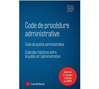 Code de procédure administrative 2027 Collectif (Auteur)