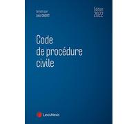 Code de procédure civile 2022: À jour des réformes du divorce contentieux et de l'aide juridique. Code annoté autorisé à l'examen d'entrée au CRFPA.