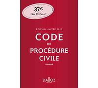 Code de procédure civile 2023 114ed édition limitée - Annoté
