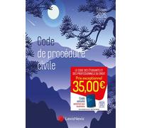 Code de procédure civile 2025 - Jaquette Blue Mountain - Loïc Cadiet - LexisNexis - relié - Etude