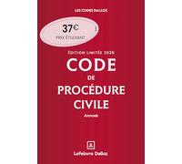 Code de procédure civile 2026 annoté. Édition limitée. 117e éd.