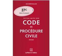 Code de procédure civile 2026 annoté. Édition limitée Pierre Callé (Auteur), Laurent Dargent (Auteur)