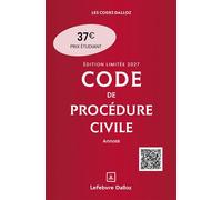 Code de procédure civile 2027 annoté. Édition limitée 118ème édition - Pierre Callé - Dalloz - broché - Manuel