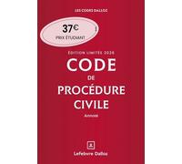 Code De Procédure Civile Annoté - Edition Limitée