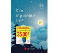 Code De Procédure Civile - Jaquette Blue Temple - Edition 2026
