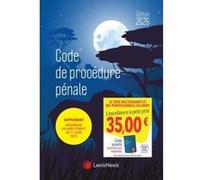 Code de procédure pénale 2026 - Jaquette Blue elephant