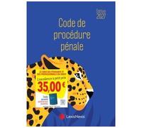 Code de procédure pénale 2027 Jaquette Panthère - Philippe Conte - LexisNexis - relié - Manuel
