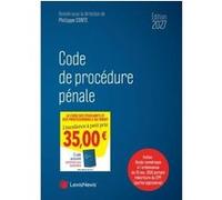 Code de procédure pénale 2027 Philippe Conte (Auteur)