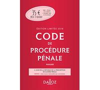 Code de procédure pénale annoté 2018