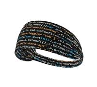 Code de Programmation du Programmeur,Bandeau de Sport Unisexe, Bandeau élastique Multi-usages pour Cheveux