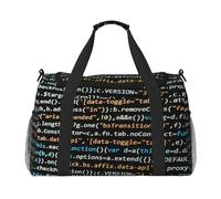 Code de Programmation du Programmeur,Sacs de Sport, Sacs de Voyage bandoulière pour Le Sport, Sacs de Voyage Grande capacité pour Femmes et Hommes