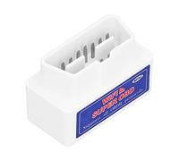 Code de Scanner OBD2, pour ELM327 12V OBD2 Scanner Mini Adaptateur de Diagnostic de Détecteur de Voiture WiFi(Blanche)