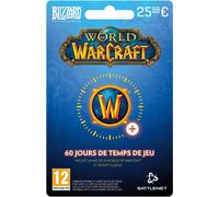 Code de téléchargement Carte Cadeau Blizzard Entertainment World of Warcraft : 60 jours de temps de jeu