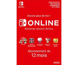 Code de téléchargement Nintendo Switch Online : 12 mois d'abonnement