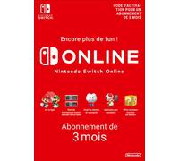 Code de téléchargement Nintendo Switch Online : 3 mois d'abonnement