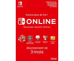 Code de téléchargement Nintendo Switch Online : 3 mois d'abonnement
