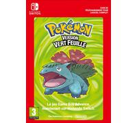 Code de téléchargement Pokémon version Vert Feuille Nintendo Switch
