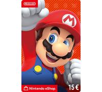 Code de téléchargement pour approvisionnement de compte Nintendo eShop 15€
