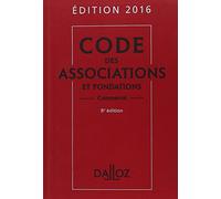 Code des associations et fondations 2016