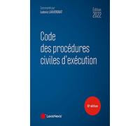 Code des procédures civiles d'exécution 2022