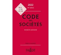 Code des sociétés 2022 38ed - Annoté et commenté