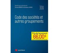 Code des sociétés et autres groupements 2026