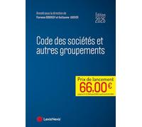Code des sociétés et autres groupements 2026
