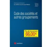 Code des sociétés et autres groupements 2027 - Jean-Christophe Pugnacco - LexisNexis - relié - Manuel