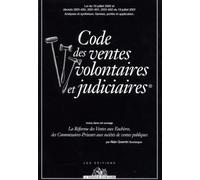 Code Des Ventes Volontaires Et Judiciaires
