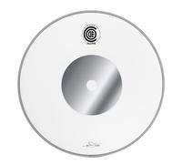 CODE DRUMHEADS Peau de tom, signature BOOMER, transparent avec donut chromé, 10" (BOOMERTOM10)
