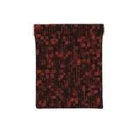 Code du programmateur Rouge, Sac de Rangement pour Femmes, Portefeuille supérieur à Presser, Petit Porte-Monnaie, Pochette de Changement