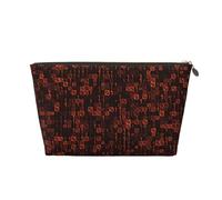 Code du programmateur Rouge, Trousse de Maquillage Trousse à cosmétiques Trousse de Toilette de Voyage Portable Pochette de Toilette