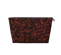 Code du programmateur Rouge, Trousse de Toilette Trousse de Maquillage Sac à cosmétiques Trousse de Toilette de Voyage Portable