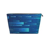 Code du Programmeur Bleu, Trousse de Toilette Trousse de Maquillage Sac à cosmétiques Trousse de Toilette de Voyage Portable