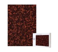 Code du Programmeur Rouge,Puzzle Familial en Bois de 300 pièces pour Adultes et Adolescents