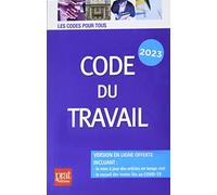 Code du travail 2023
