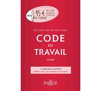 Code du travail annoté 2019-2020