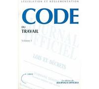 Code Du Travail : Textes Mis A Jour Au 16 Octobre 2001