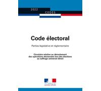 Code Électoral - Parties Législative Et Réglementaire