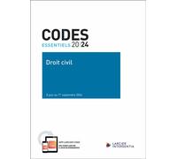 Code essentiel - Droit civil 2024 - À jour au 1er septembre 2024 - Collectif - Larcier Eds - broché - Etude
