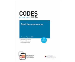 Code essentiel - Droit des assurances 2026 - À jour au 1er janvier 2026