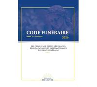Code funeraire 2026: 3e édition 2026