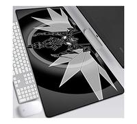 Code Geass 900x400mm Tapis de Souris XXL Multifonction Gaming Mousepad XXL Grand sous Main, Anime Souris 3mm Bureau Anti-Glissant Surface Texturée pour Ordinateur, F
