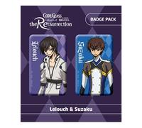 Code Geass Lelouch Of The Re:Surrection Pack 2 Pin's Lelouch & Suzaku