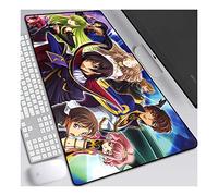 Code Geass Tapis de Souris XL 900x400mm Hydrorésistant Anime Mouse Pad Grand Tapis de Souris Gamer avec Base en Caoutchouc Anti-Glissant Surface Texturée pour Ordinateur et PC, C
