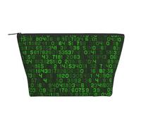 Code Informatique décimal Vert du Programmeur, Trousse de Toilette Trousse de Maquillage Sac à cosmétiques Trousse de Toilette de Voyage Portable
