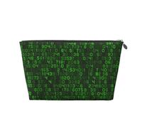 Code Informatique décimal Vert du Programmeur, Trousse de Toilette Trousse de Maquillage Sac à cosmétiques Trousse de Toilette de Voyage Portable