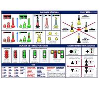 Code Marin Balisage Maritime Région A - Guide Adhésif A5 | Aide-mémoire Cardinaux, Latéraux, Danger Isolé | Pour Voilier, Bateau moteur & Permis Bateau | FlashTide